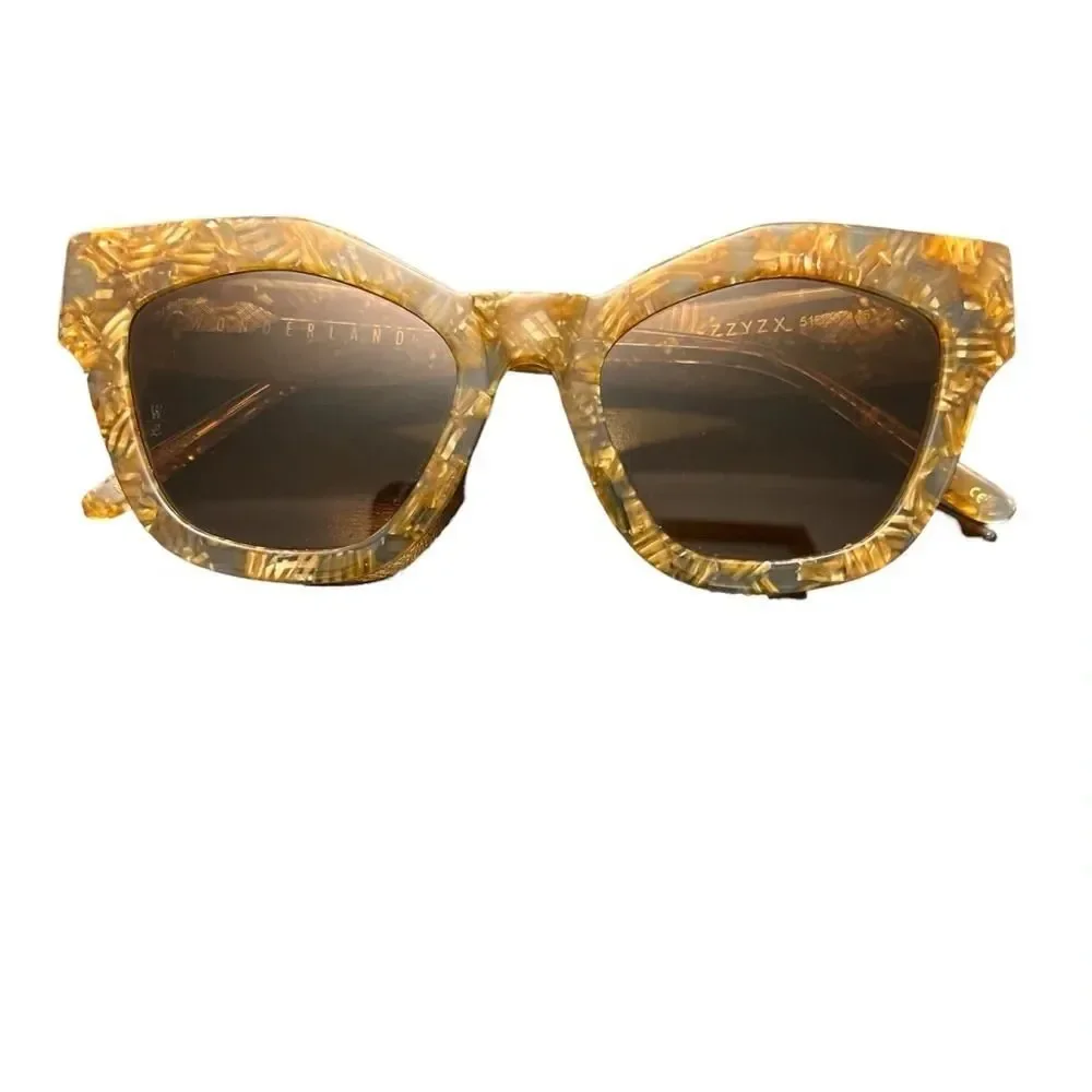 Wonderland ZZYZX Sunglasses Retro Design 51mm Lens Length